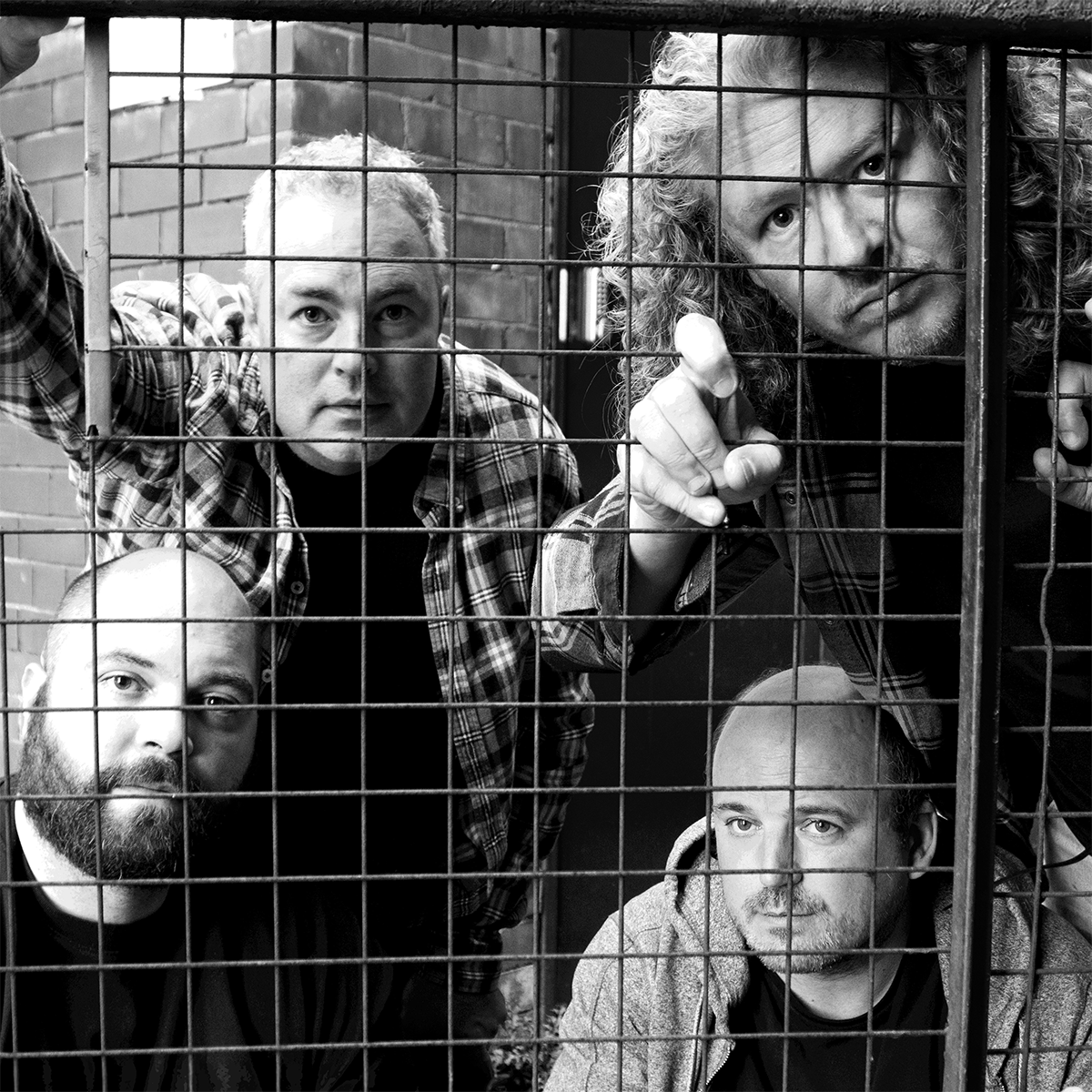 One Dimensional Creatures Band Caged - Press Shot - July 2025